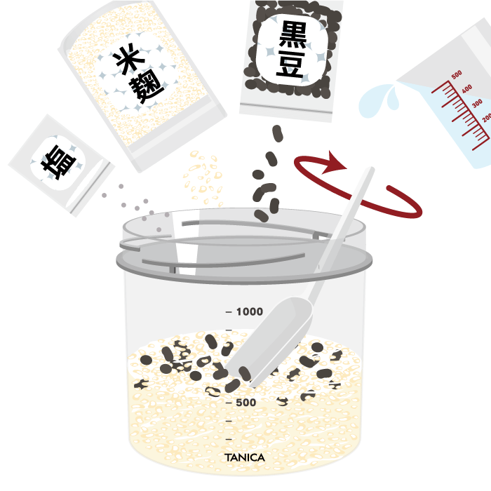 STEP01 材料を混ぜる