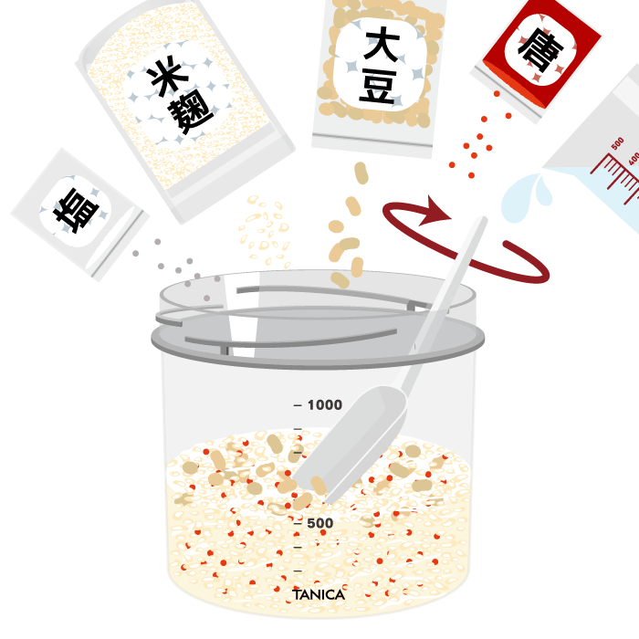 STEP01 材料を混ぜる