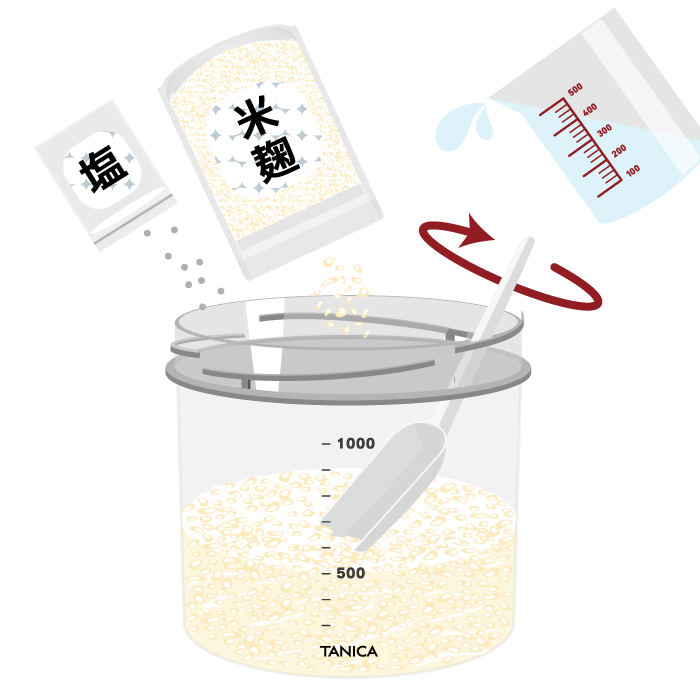 STEP01 材料を混ぜる
